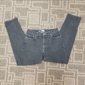 LIZ CLAIBORNE Classic Fit Stretch Black Jeans Size 10